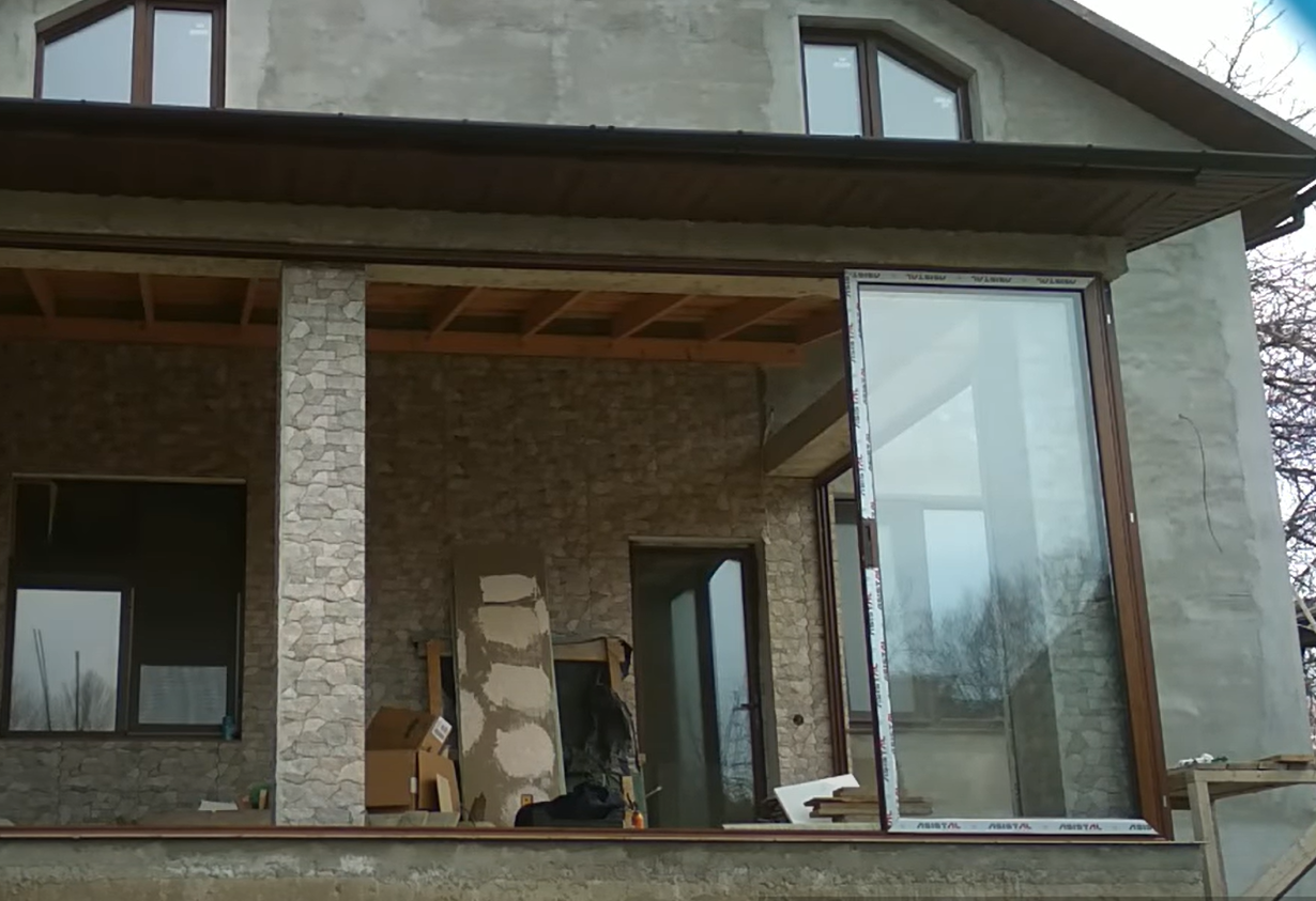 Панорамное остекление беседки